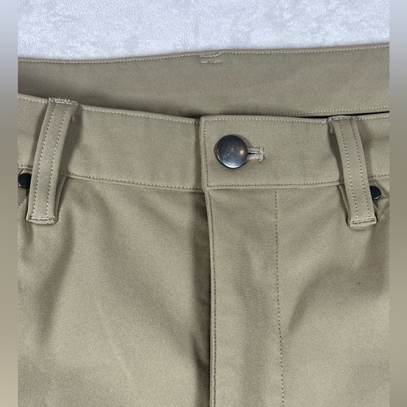 Lululemon 32W 32L Classic ABC Stretch Performance Chino Pants Beige Tan EUC - Picture 5 of 11